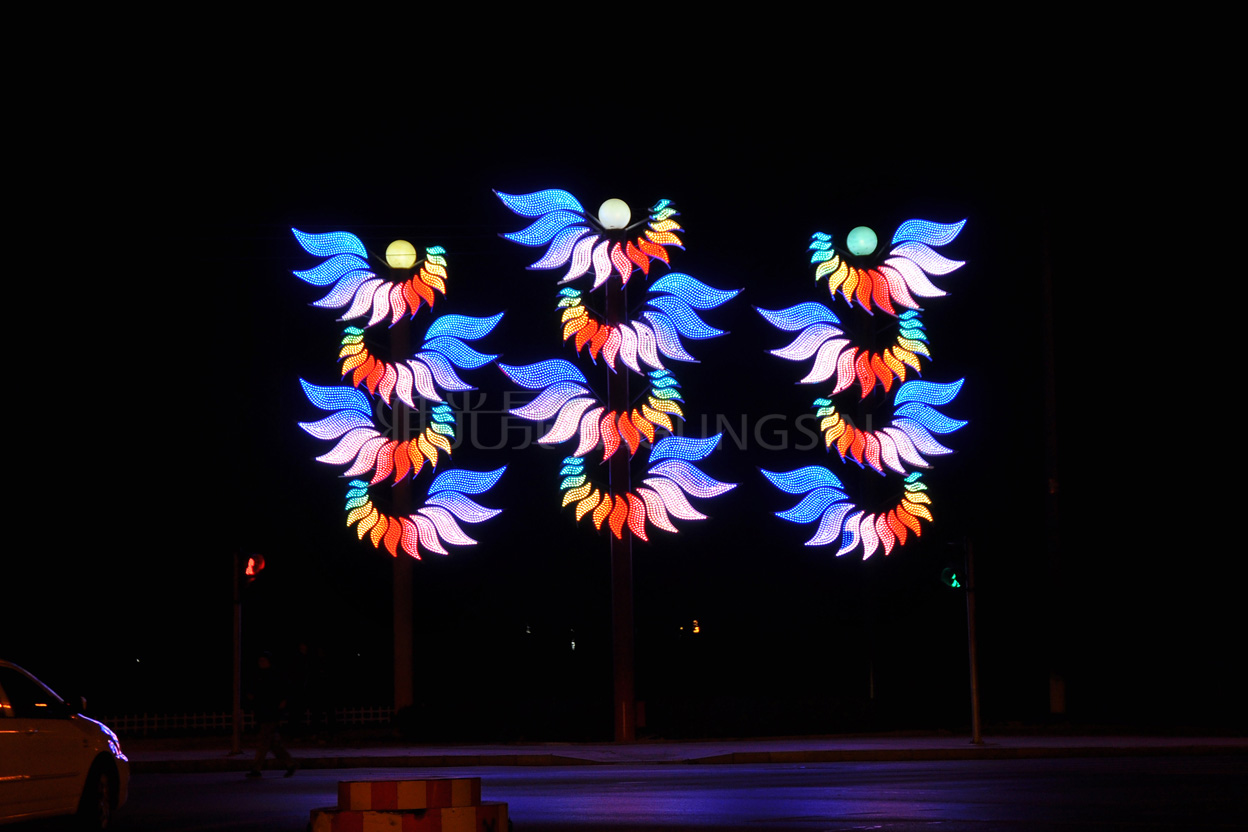 濱州燈光雕塑《飛翔》