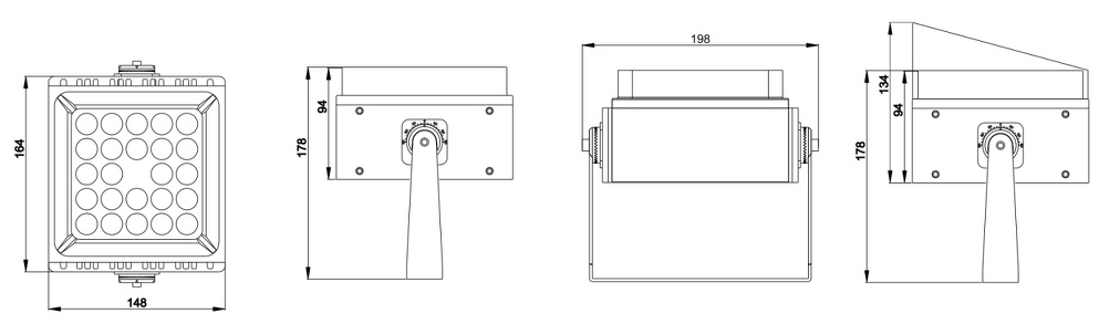 投光燈YGCL-TA36(圖2) 投光燈YGCL-TA36(圖2)